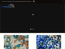 Tablet Screenshot of palmira-textile.com
